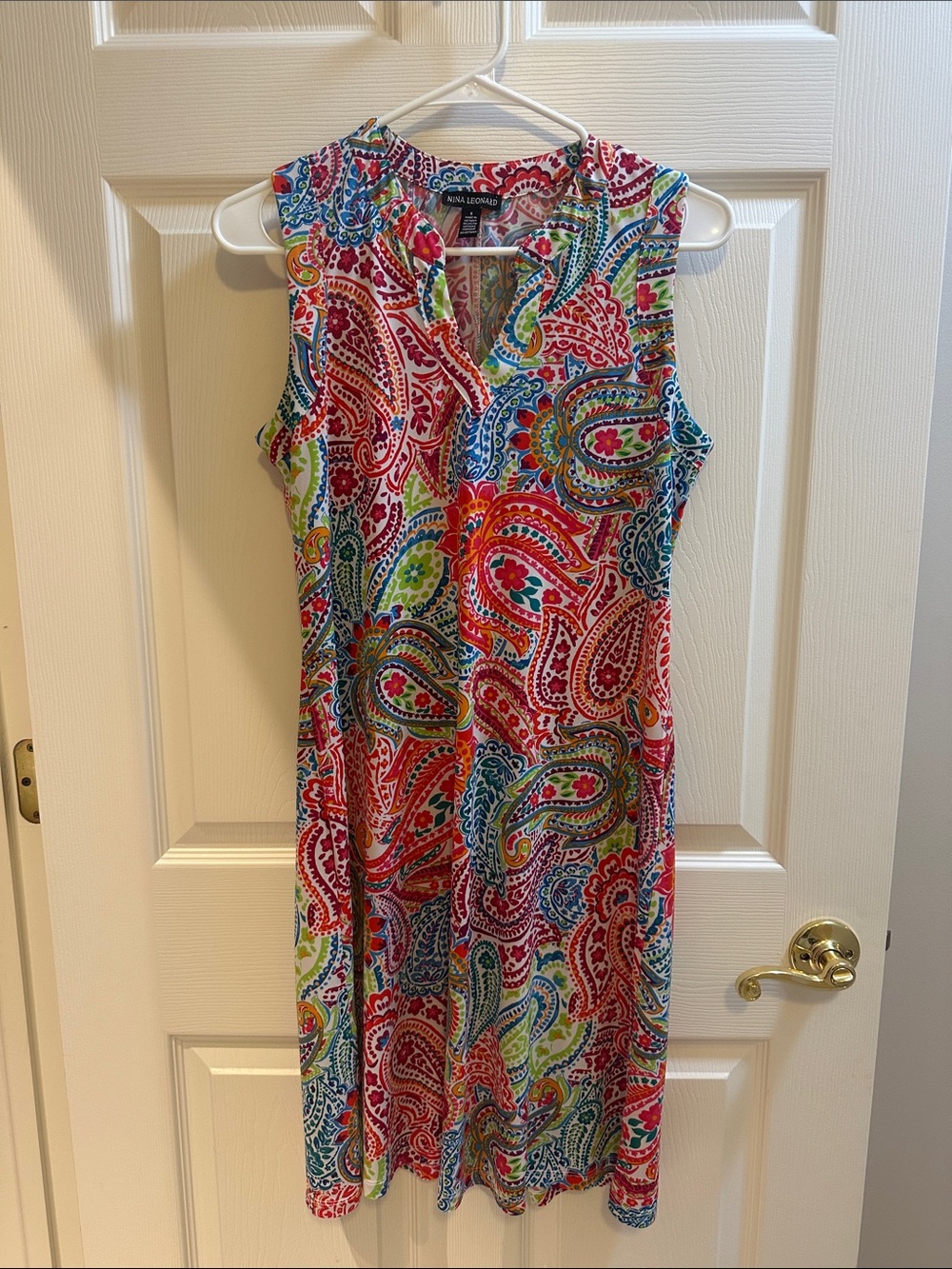 Paisley print dress